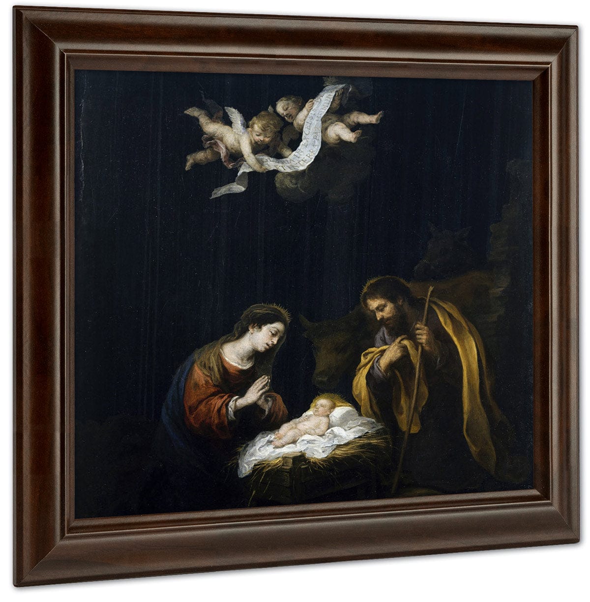 The Nativity By Bartolome Esteban Murillo Fine Art Print