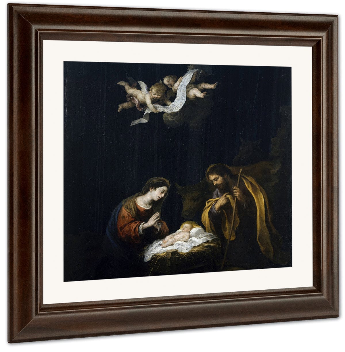 The Nativity By Bartolome Esteban Murillo Fine Art Print