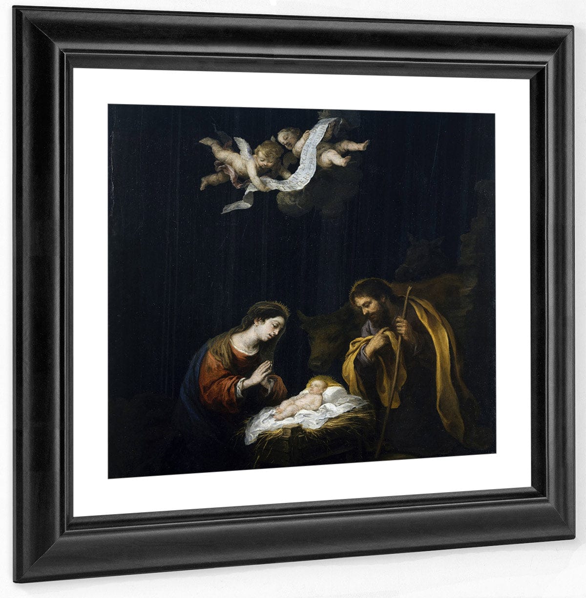 The Nativity By Bartolome Esteban Murillo Fine Art Print