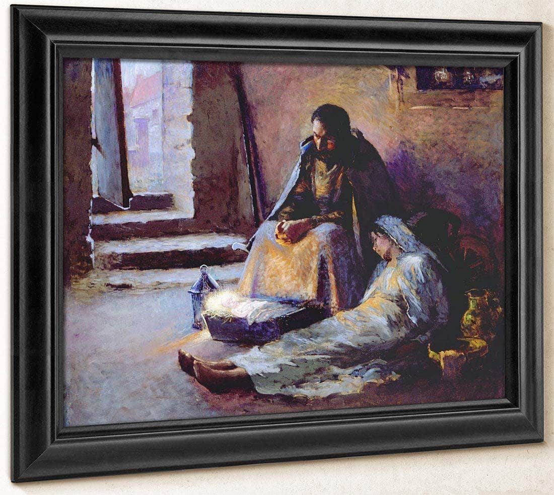 The Nativity By Gari Melchers Fine Art Print