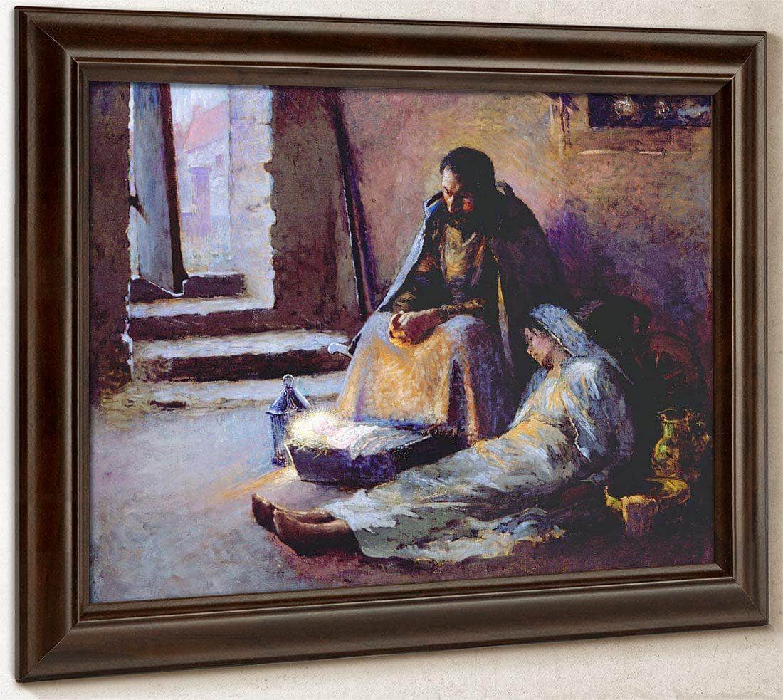 The Nativity By Gari Melchers Fine Art Print