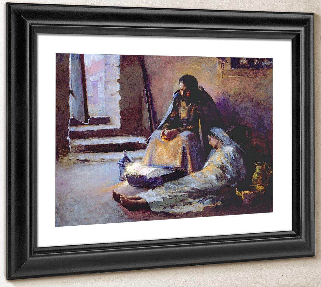 The Nativity By Gari Melchers Fine Art Print