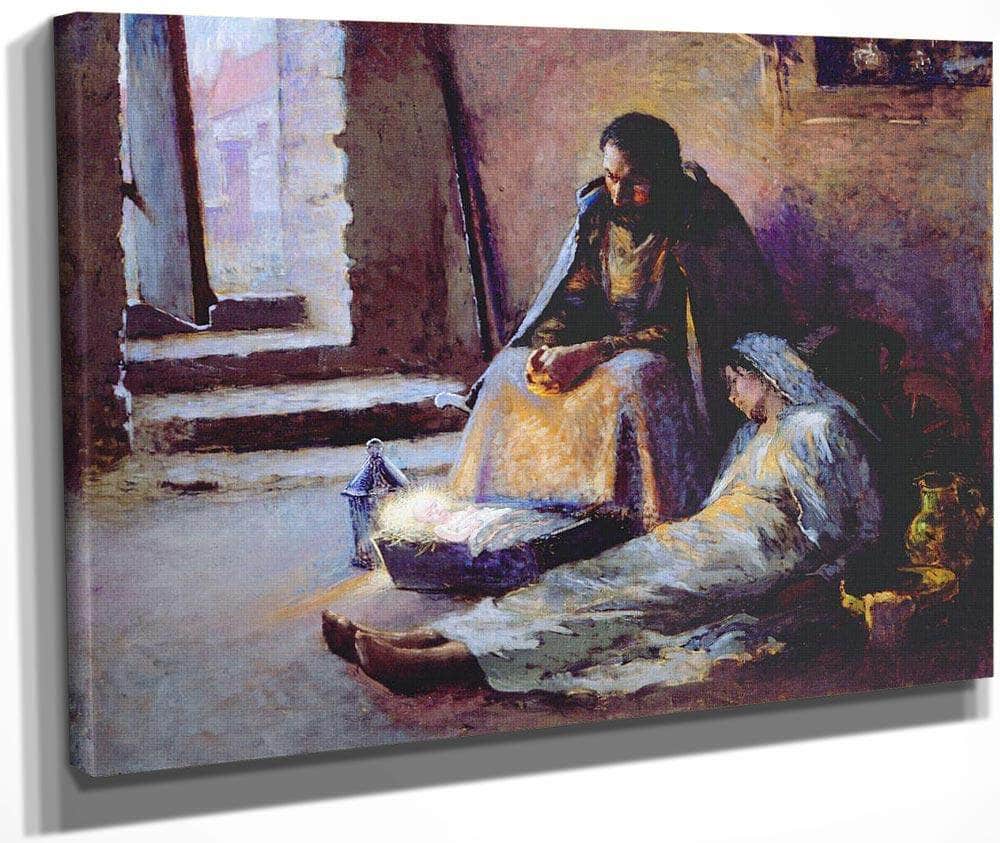 The Nativity By Gari Melchers Fine Art Print