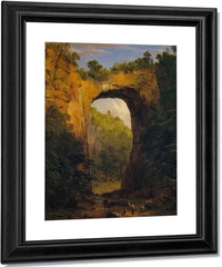 The Natural Bridge Virginia By Fredric Edwin Church Fine Art Print