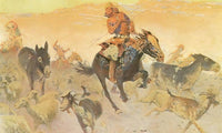 The Navajo Raid By Frederic Remington Fine Art Print