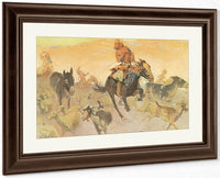 The Navajo Raid By Frederic Remington Fine Art Print