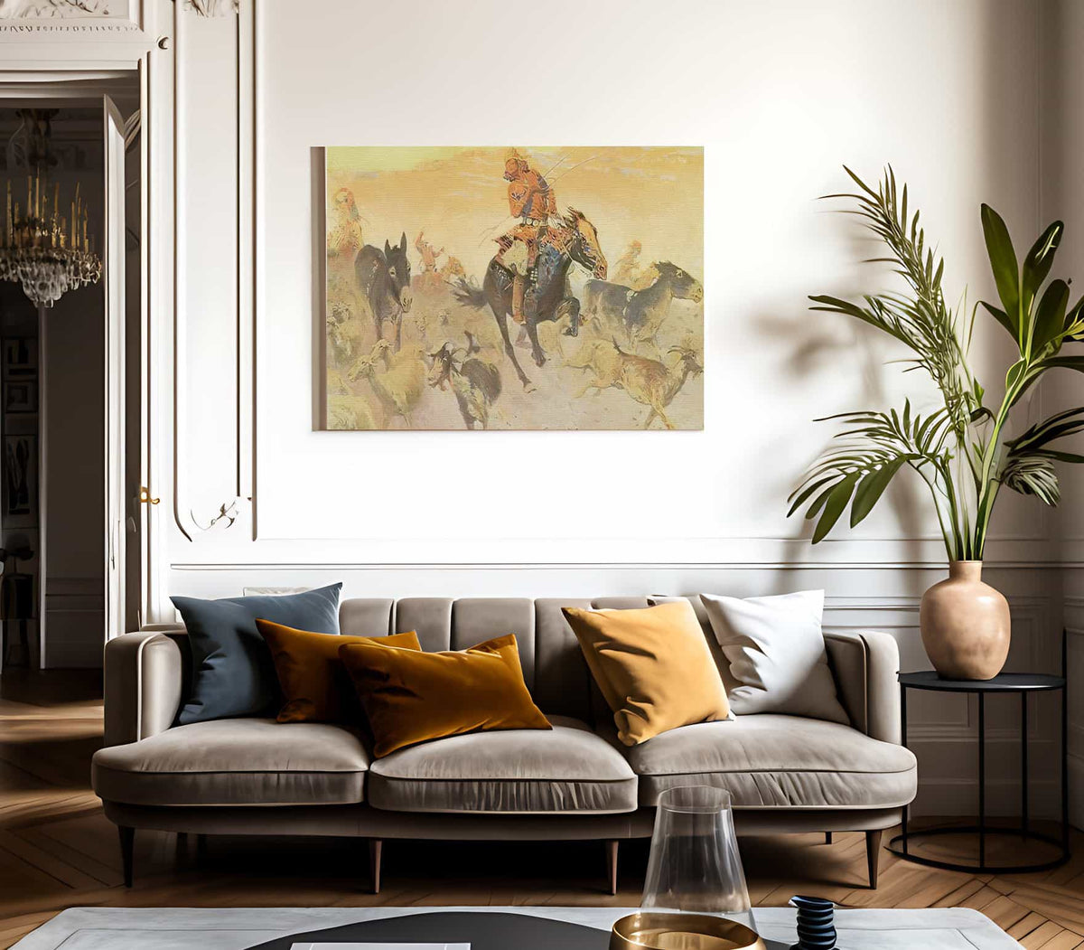 The Navajo Raid By Frederic Remington Fine Art Print