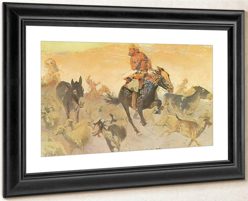 The Navajo Raid By Frederic Remington Fine Art Print