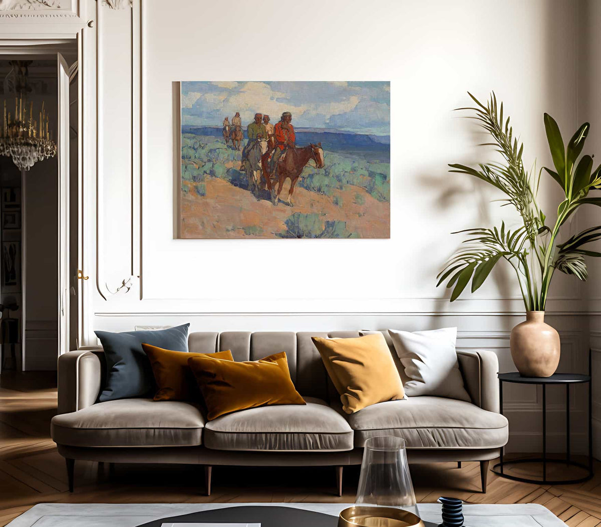 The Navajos By Edgar Payne Fine Art Print