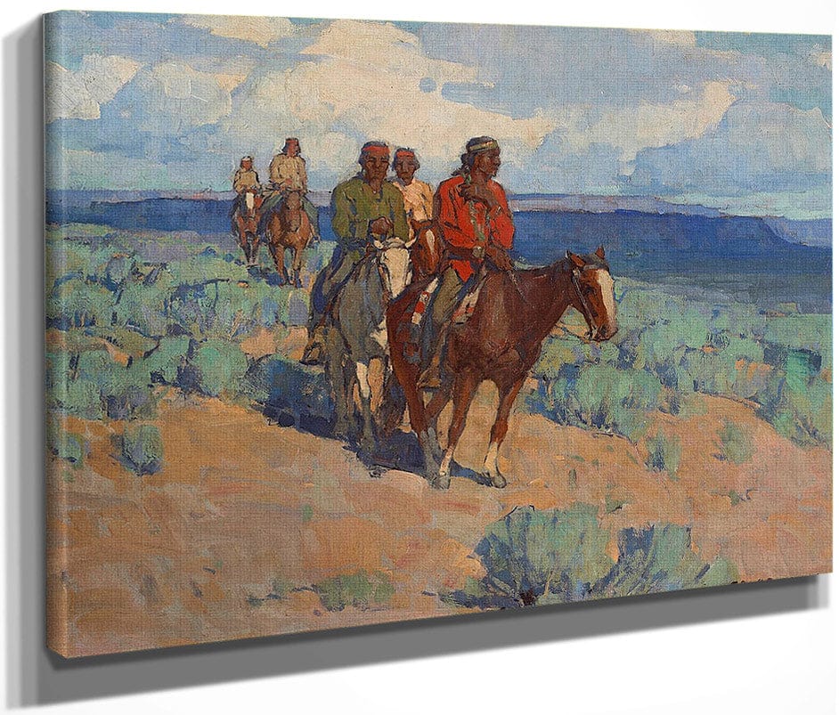 The Navajos By Edgar Payne Fine Art Print