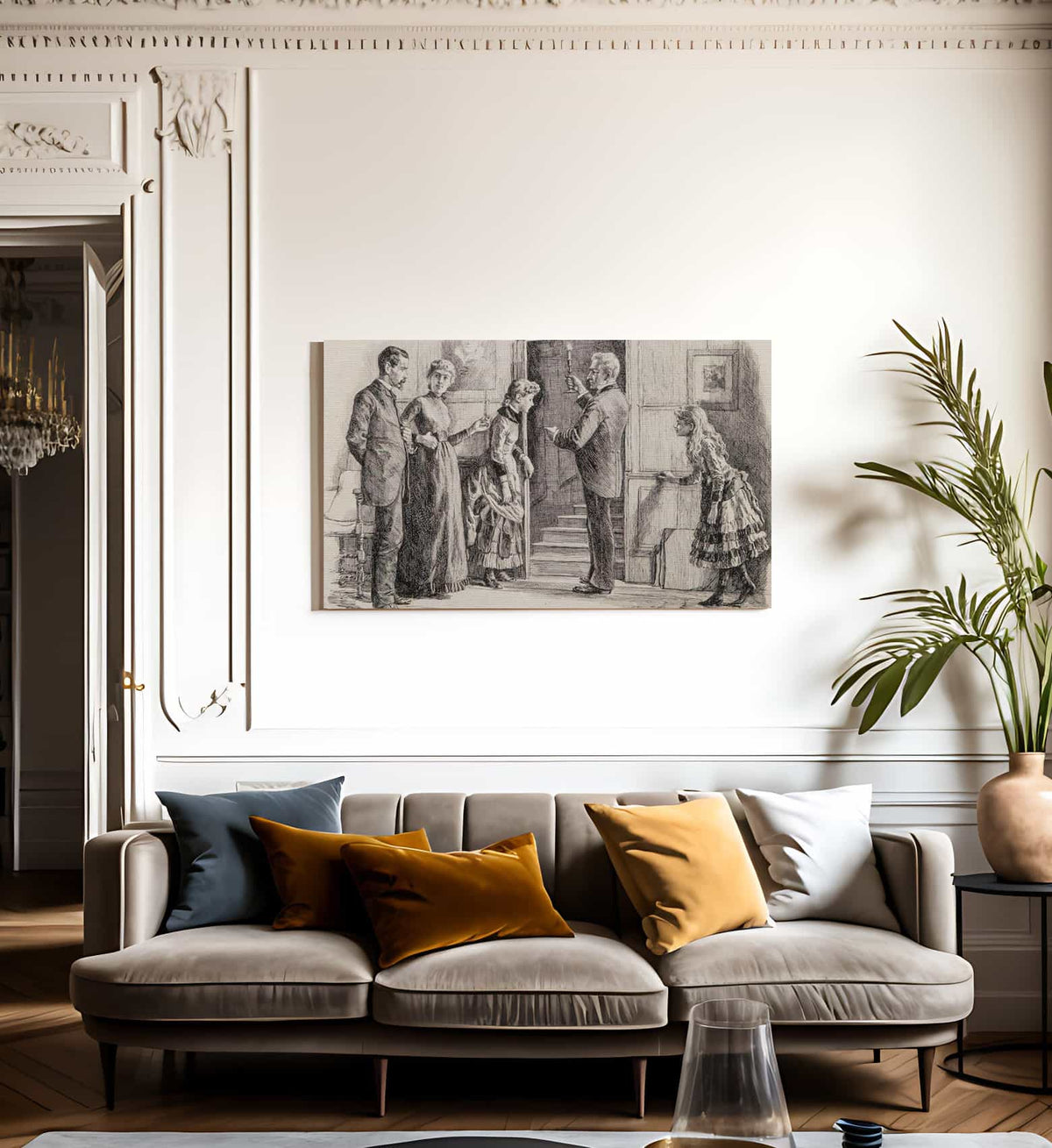 The New Border By Alice Barber Stephens Fine Art Print