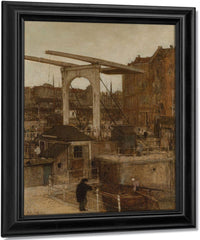 The New Haarlem Sluis At The Singel 1871 1 By Matthijs Maris Fine Art Print