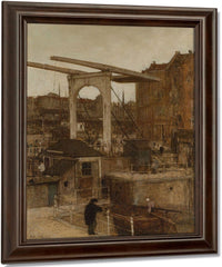 The New Haarlem Sluis At The Singel 1871 1 By Matthijs Maris Fine Art Print