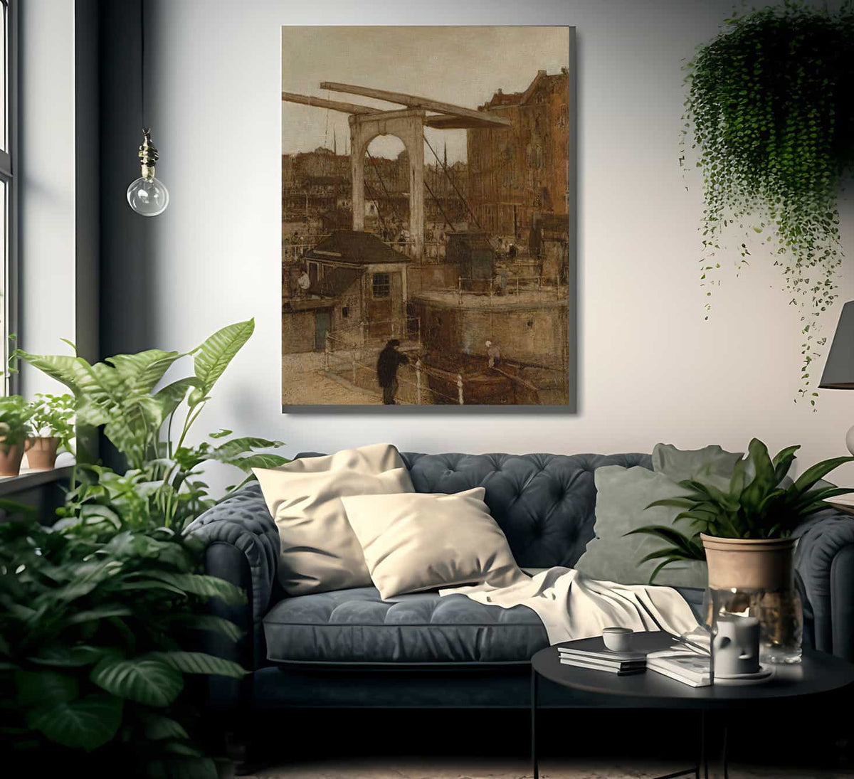 The New Haarlem Sluis At The Singel 1871 1 By Matthijs Maris Fine Art Print