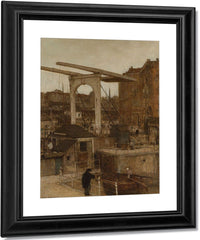 The New Haarlem Sluis At The Singel 1871 1 By Matthijs Maris Fine Art Print