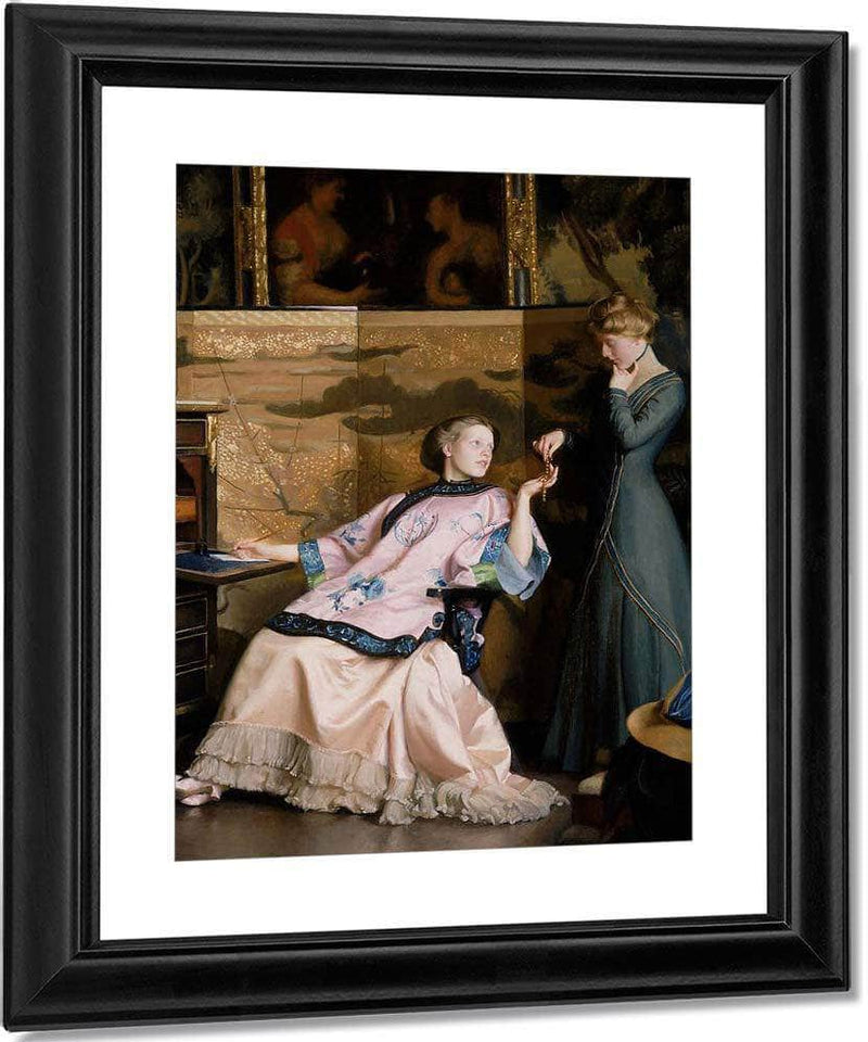The New Necklace By William MacGregor Paxton Fine Art Print