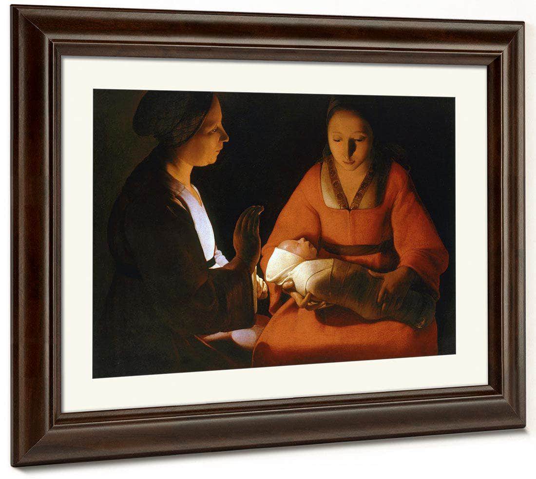 The Newborn Christ 1640 By Georges De La Tour Fine Art Print