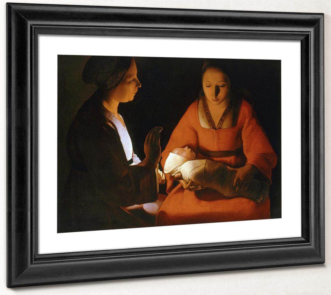 The Newborn Christ 1640 By Georges De La Tour Fine Art Print