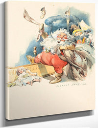 The Night Before Christmas Book Illustration 1942 By Everett Shinn Fine Art Print