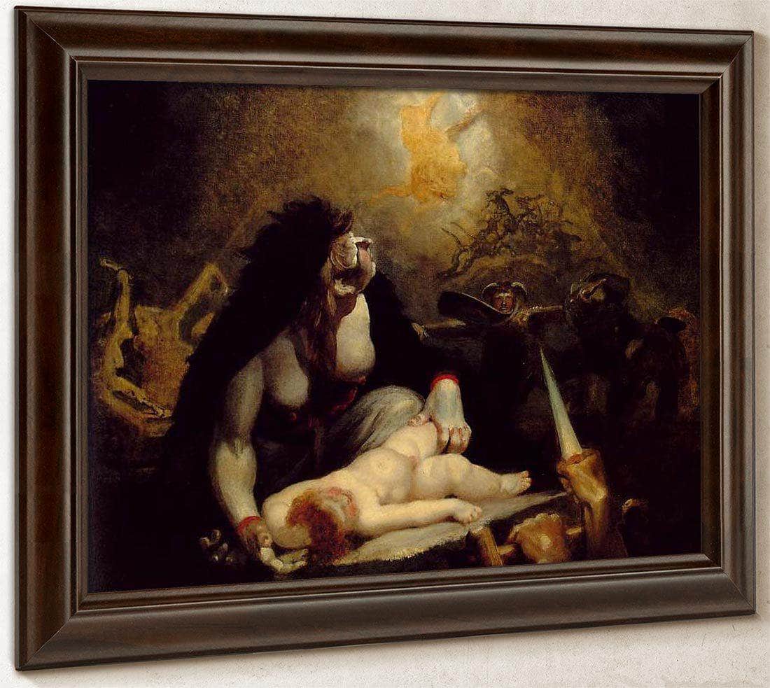 The Night Hag Visiting The Lapland Witches By Henry Fuseli Fine Art Print