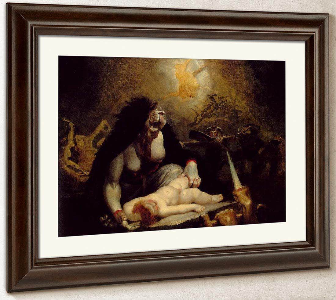 The Night Hag Visiting The Lapland Witches By Henry Fuseli Fine Art Print