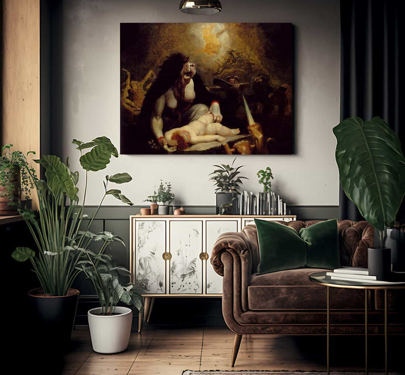 The Night Hag Visiting The Lapland Witches By Henry Fuseli Fine Art Print