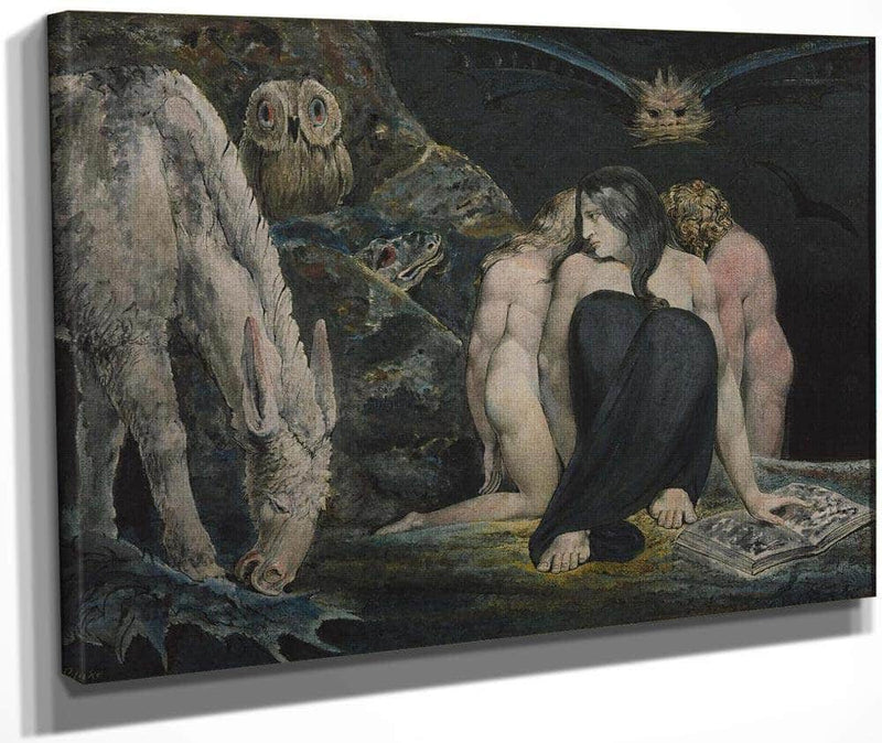 The Night Of Enitharmons Joy 1795 By William Blake Fine Art Print