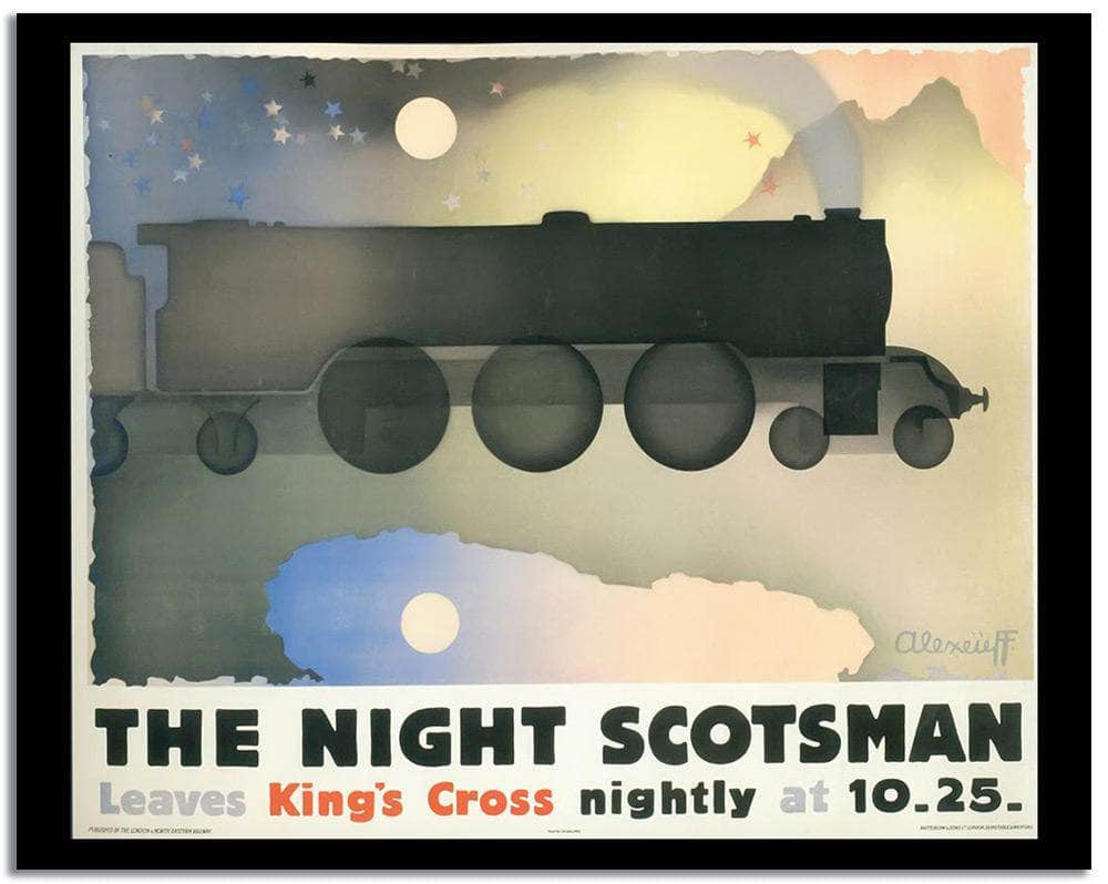 The Night Scotsman  Vintage Poster Fine Art Print