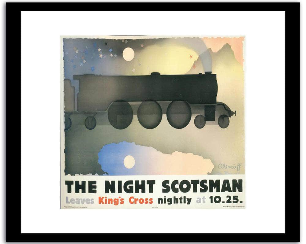 The Night Scotsman  Vintage Poster Fine Art Print