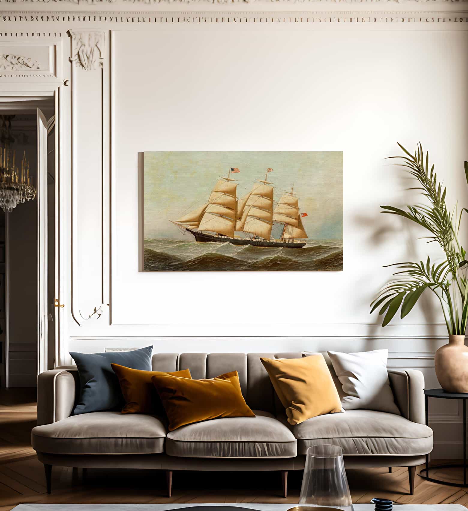 The Nile 1881 By Antonio Jacobsen Fine Art Print