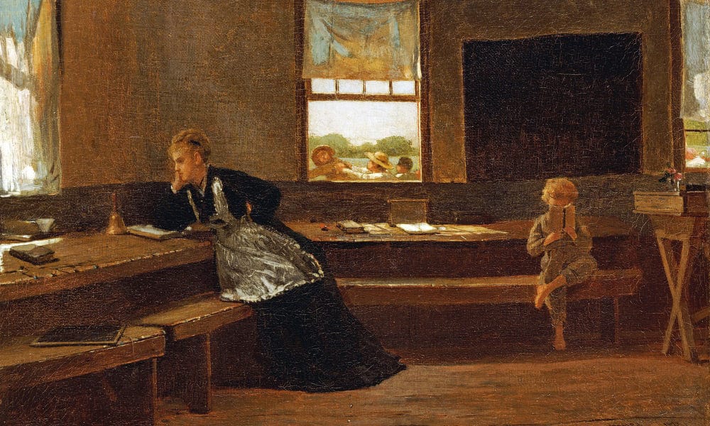 The Noon Recess By Winslow Homer Fine Art Print