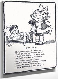 The Nurse By Grace G Drayton Fine Art Print