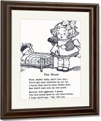 The Nurse By Grace G Drayton Fine Art Print