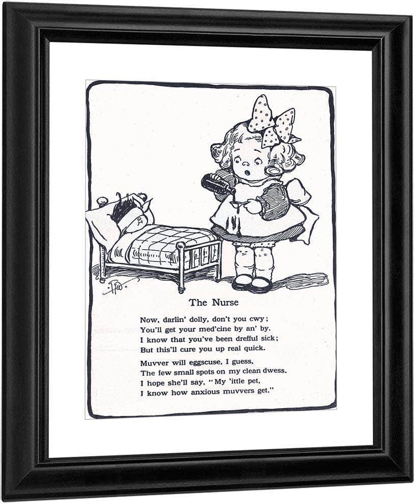 The Nurse By Grace G Drayton Fine Art Print