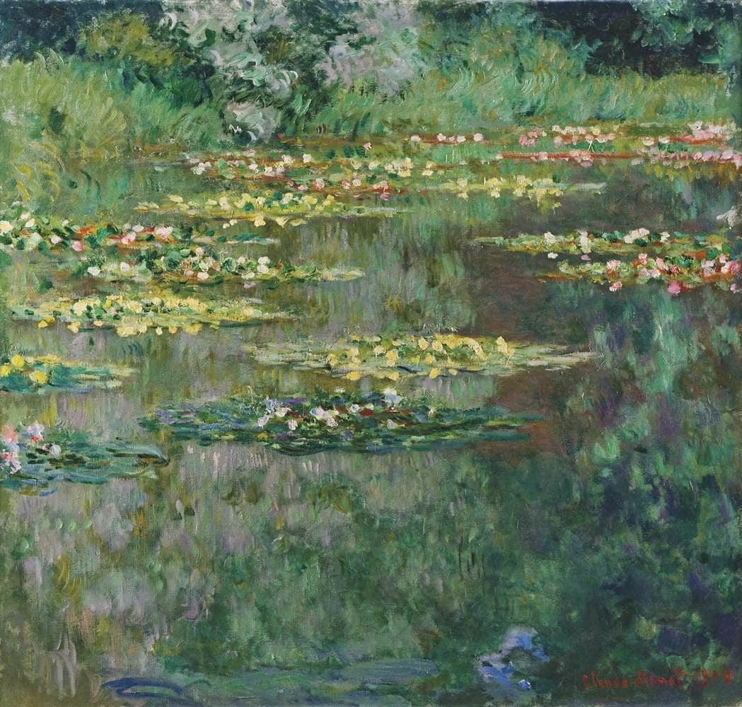 The Nympheas Basin Painting Claude Monet Canvas Art Fine Art Print