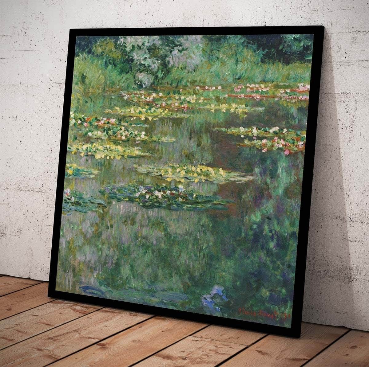 The Nympheas Basin Painting Claude Monet Canvas Art Fine Art Print