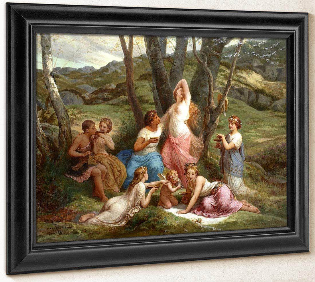 The Nymphs By Henri Pierre Picou Fine Art Print