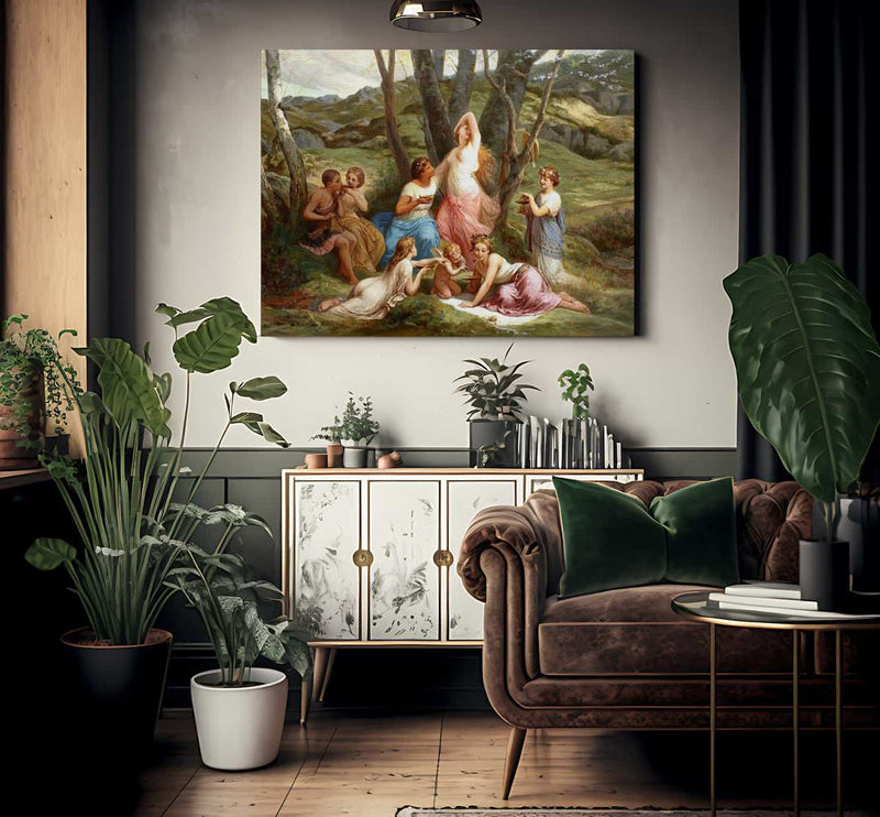 The Nymphs By Henri Pierre Picou Fine Art Print