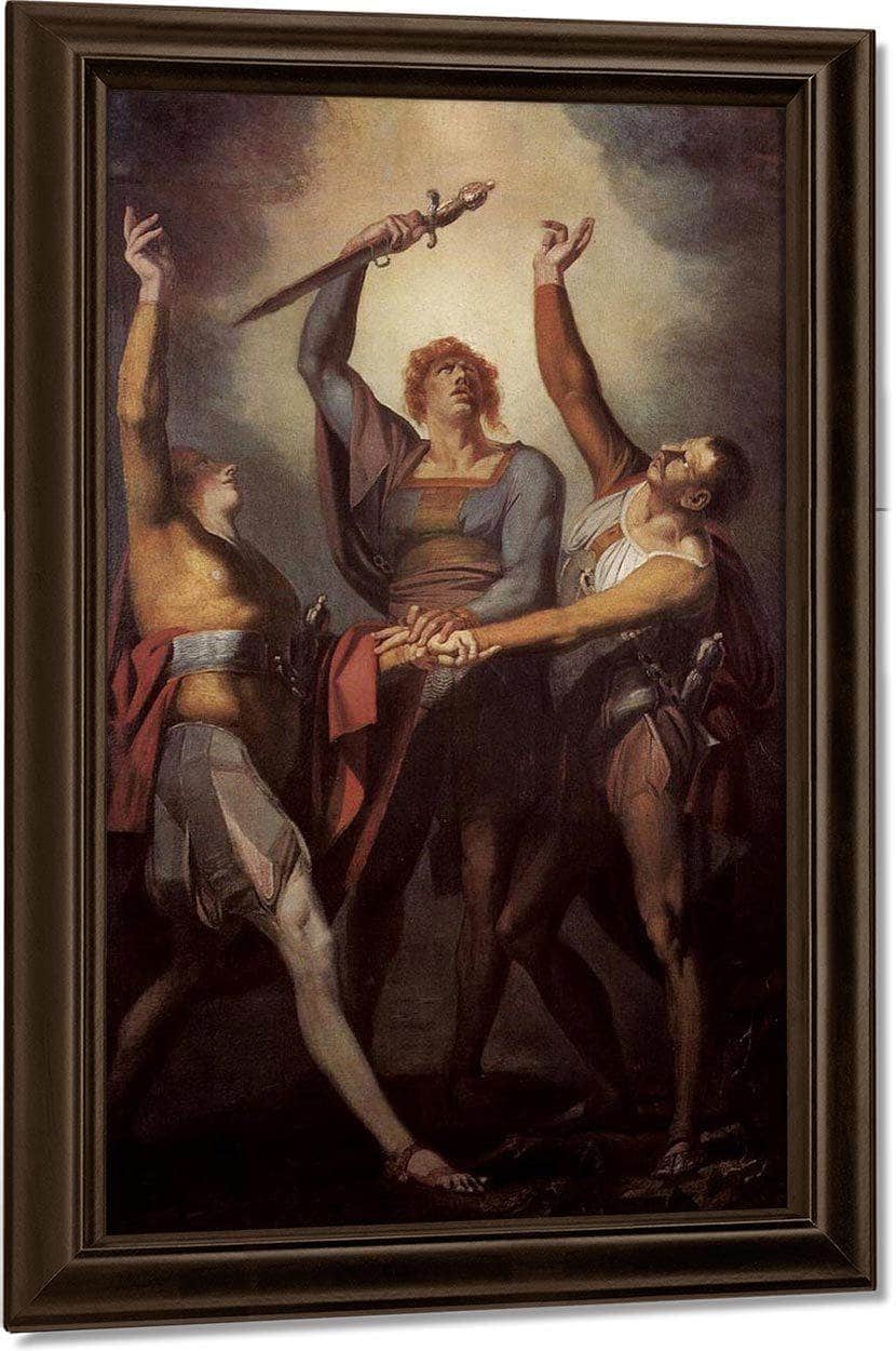 The Oath On The Ruttli By Henry Fuseli Fine Art Print