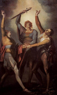 The Oath On The Ruttli By Henry Fuseli Fine Art Print