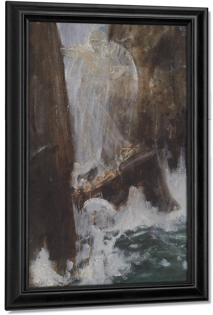 The Odyssey Of Odysseus 1933 By Adolf Hiremy Hirschl Fine Art Print