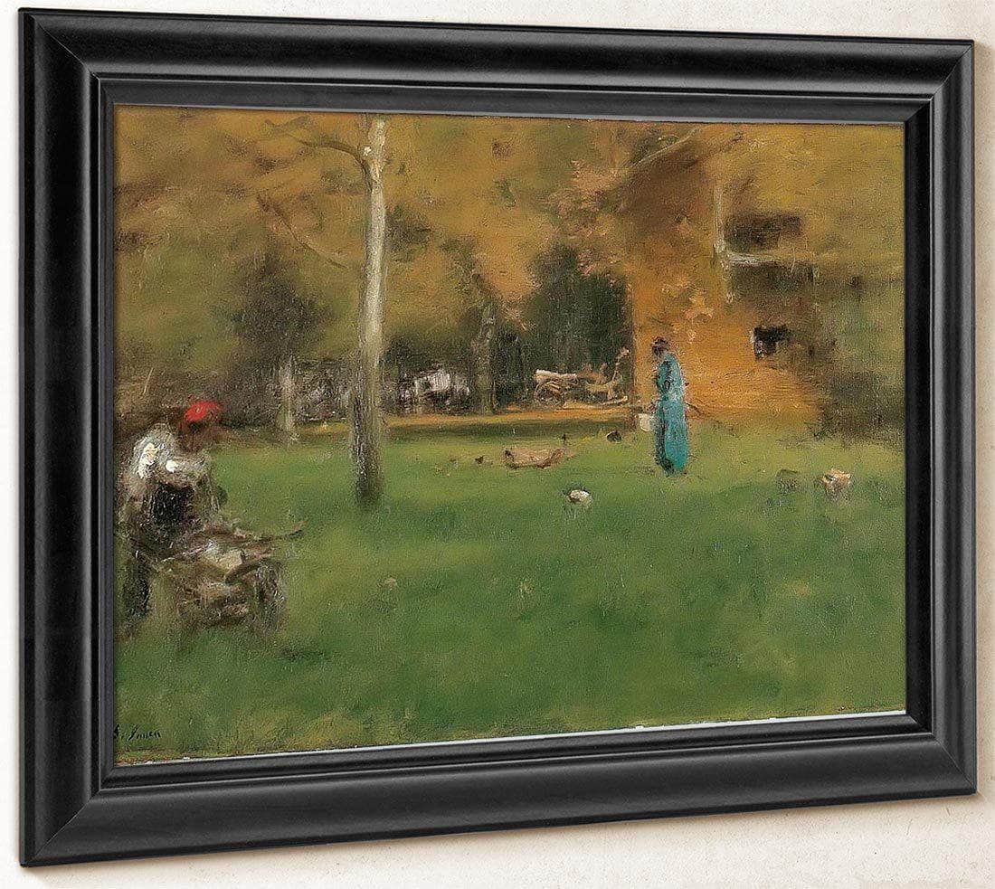 The Old Barn By George Inness Fine Art Print