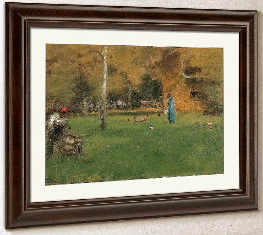 The Old Barn By George Inness Fine Art Print