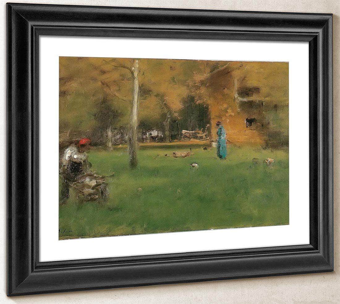 The Old Barn By George Inness Fine Art Print