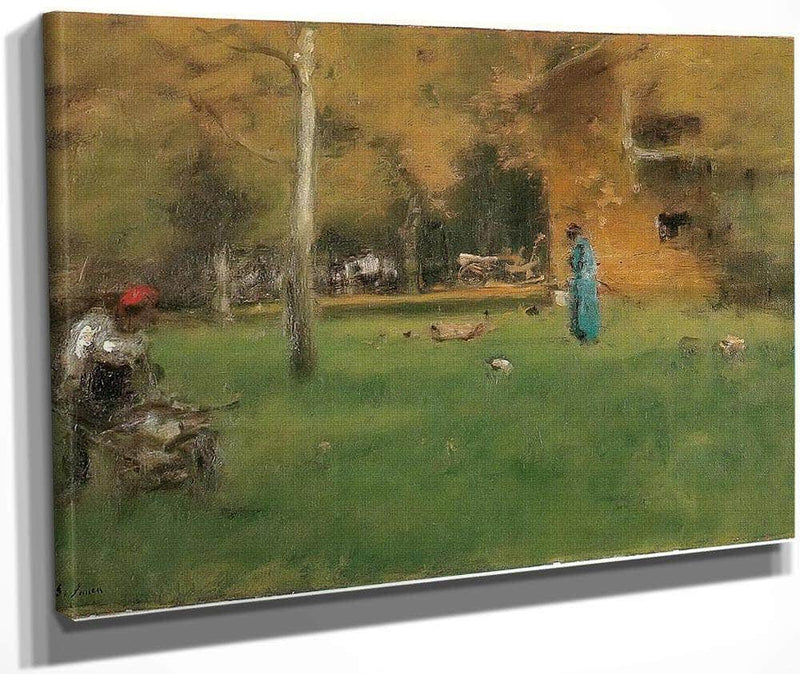 The Old Barn By George Inness Fine Art Print