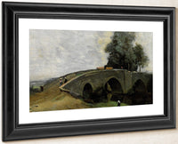 The Old Bridge By Jean Baptiste Camille Corot Fine Art Print