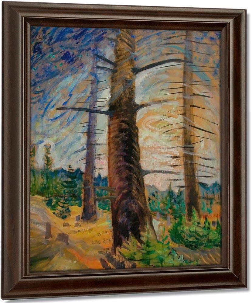The Old By Fir By Tree By Emily Carr Fine Art Print