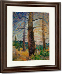 The Old By Fir By Tree By Emily Carr Fine Art Print