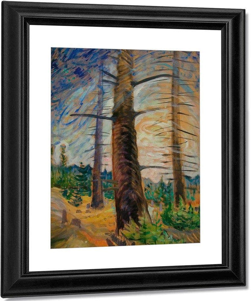 The Old By Fir By Tree By Emily Carr Fine Art Print