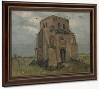 The Old Church Tower At Nuenen ('The Peasants' Churchyard') By Vincent Van Gogh Fine Art Print